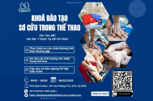Chiêu sinh khóa đào tạo sơ cứu trong thể thao - 08/02/2025